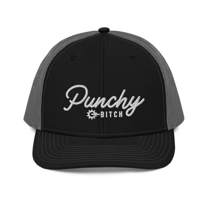 Punchy Bitch Hat - White Logo