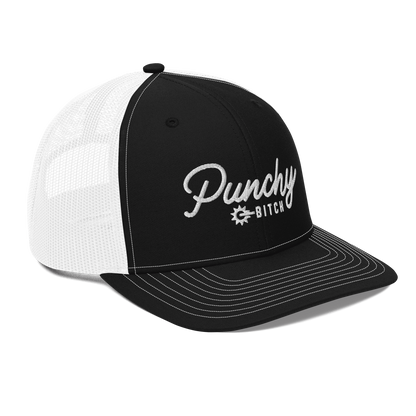 Punchy Bitch Hat - White Logo