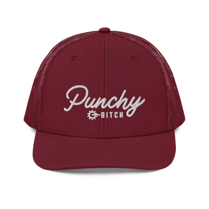 Punchy Bitch Hat - White Logo