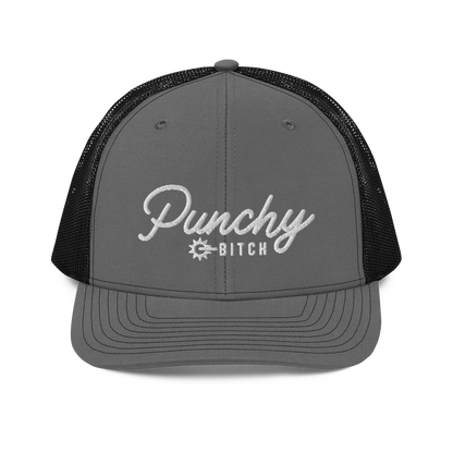 Punchy Bitch Hat - White Logo