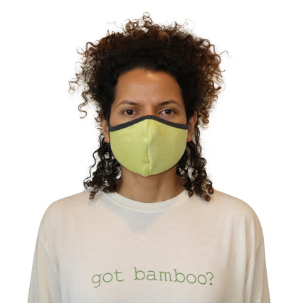 Spun Bamboo Breathable Face Mask - Natural, Silky Soft, Ultra Comfortable