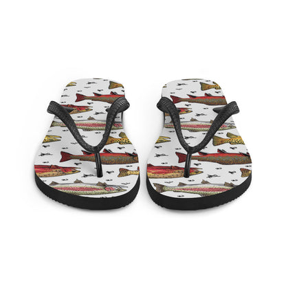 Trout Party Flip-Flops