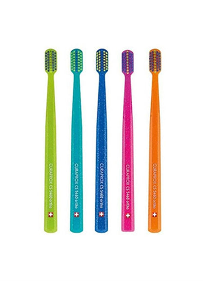 Curaprox CS 5460 Orthodontic Toothbrush - Gentle, Effective Oral Care for Braces & Orthodontic Appliances