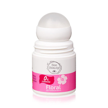 Bee Beauty Anti-Transpirant Roll On Floral - 50 ml | Aluminum Free, Refreshing Scent