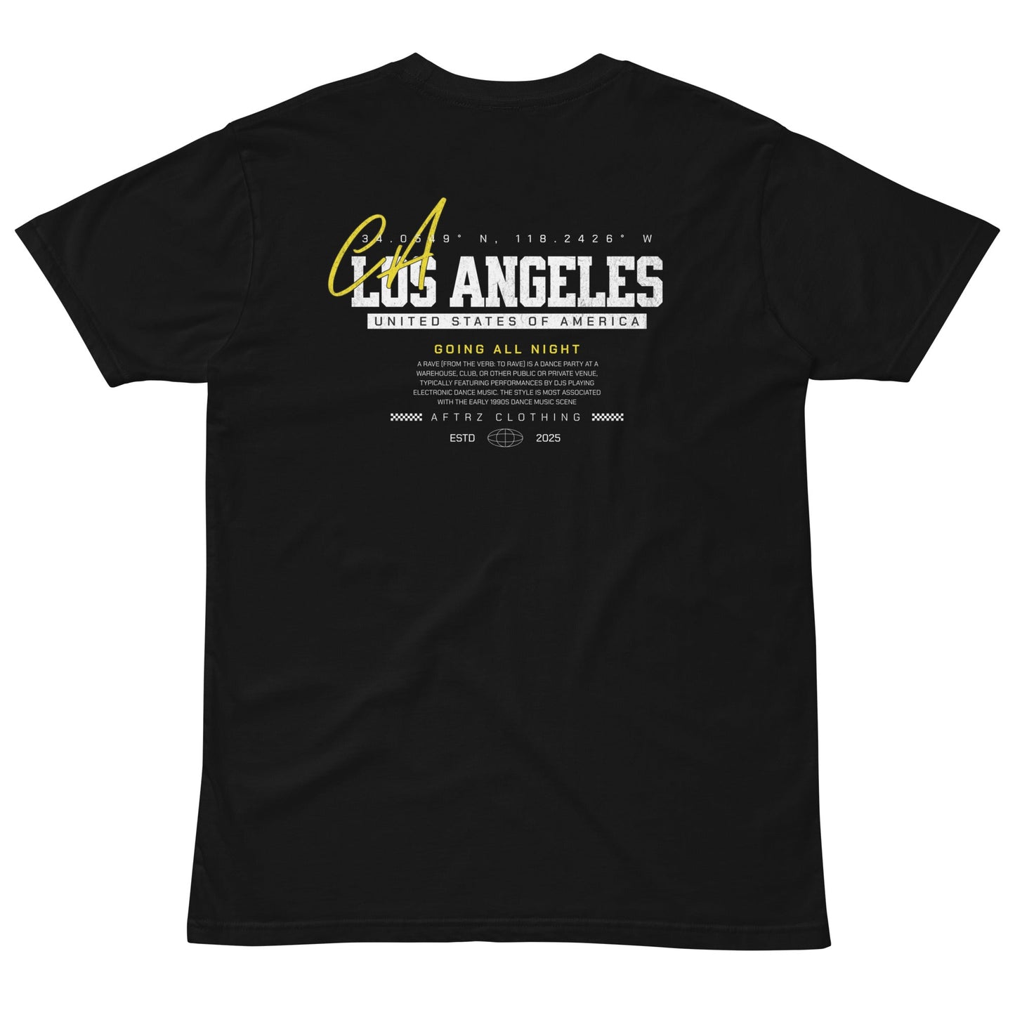 Aftrz CA Los Angeles Short Sleeve T-Shirt