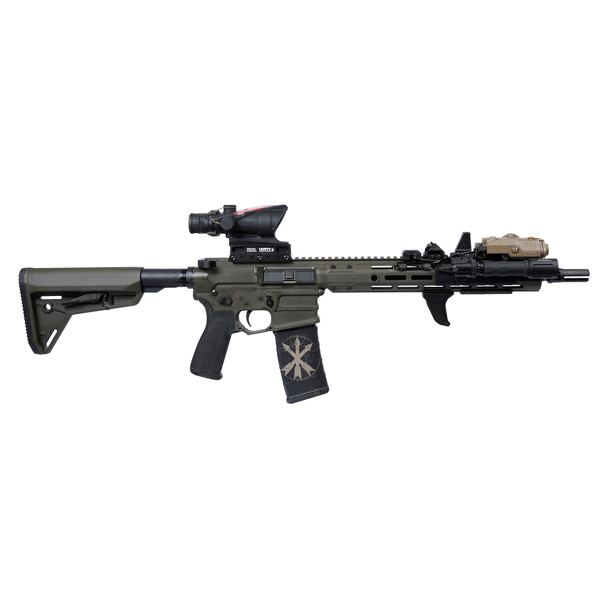 Unity ACOG Mount - 2.05" Mount for ACOG & VCOG Optics - Night Vision Ready