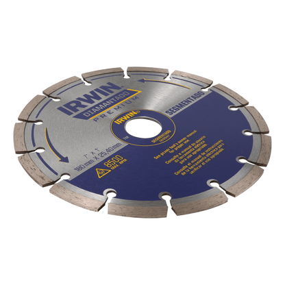 Diamond IRWIN 7" x 1" 180 mm x 25.4 mm Saw Blade