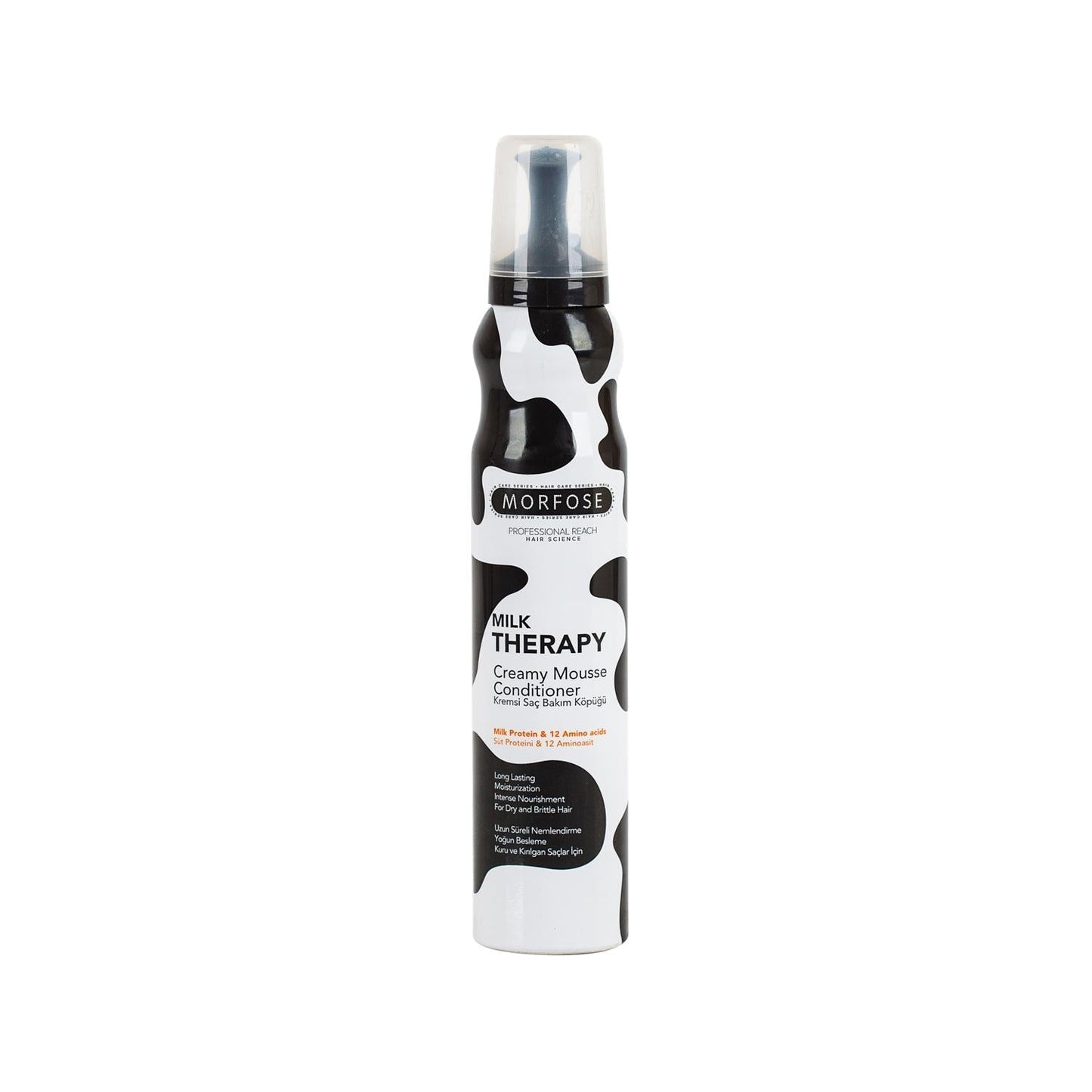 Morfose Milk Therapy Foam 200ml - Nourishing & Moisturizing Treatment for Skin & Hair