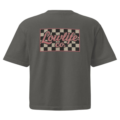 Lowlife Co Checkered Crop