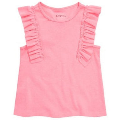 First Impressions Baby Girls Ribbed Ruffle Top