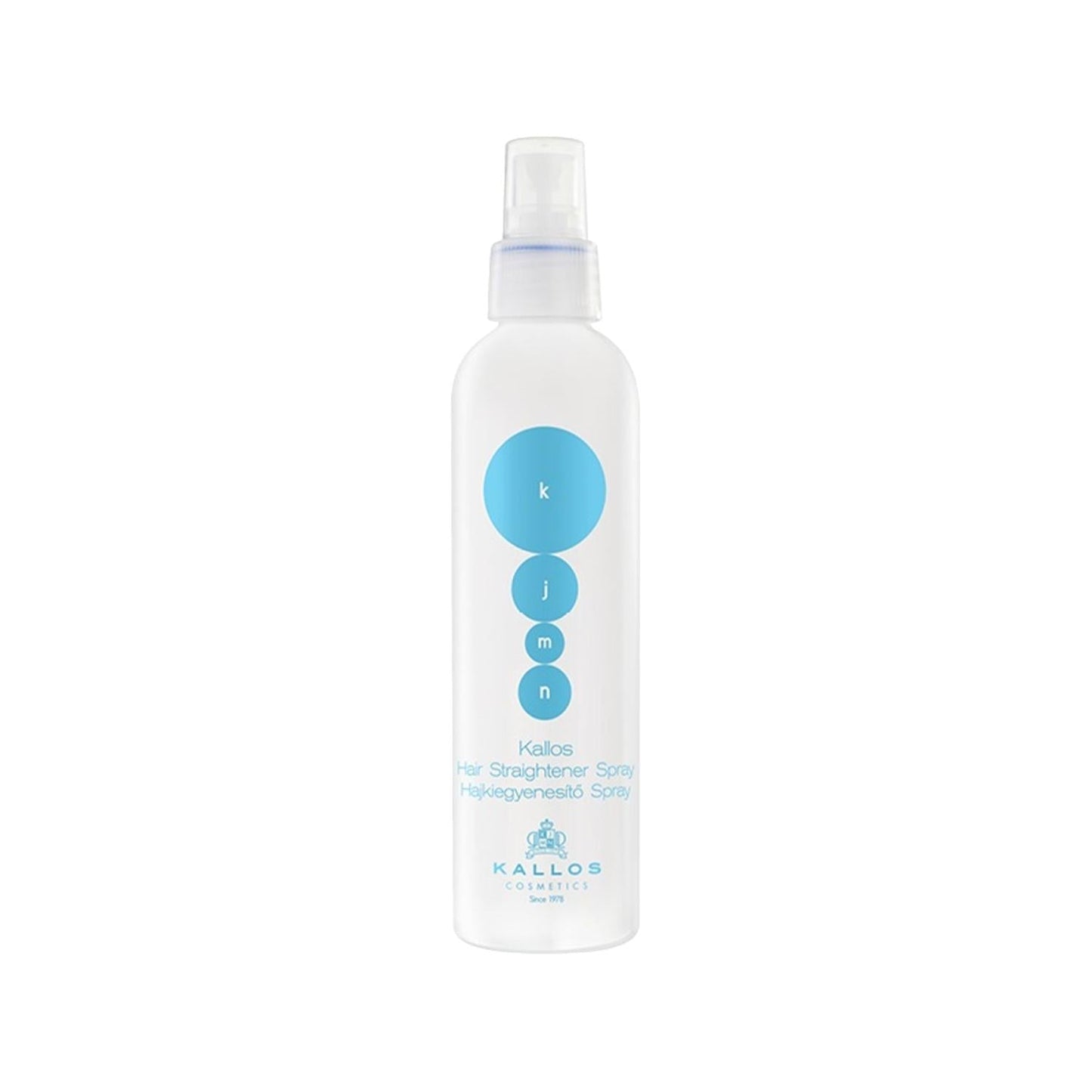 Kallos Cosmetics Hair Straightener Spray - Heat Protectant for Styling, 200ml