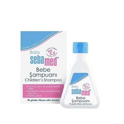 Sebamed Baby Shampoo 250ml - Gentle, pH Balanced for Sensitive Skin, Hypoallergenic